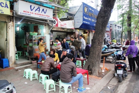 Van street food Hanoi