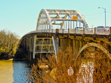 Edmund Pettus Bridge and River