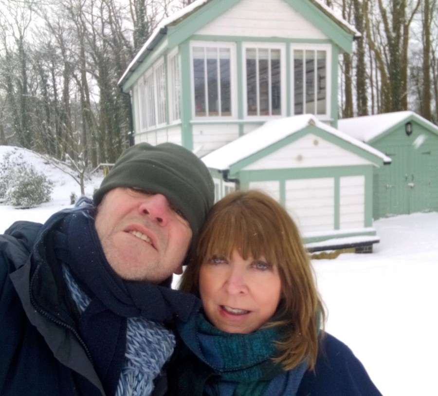 Selfie in the snow