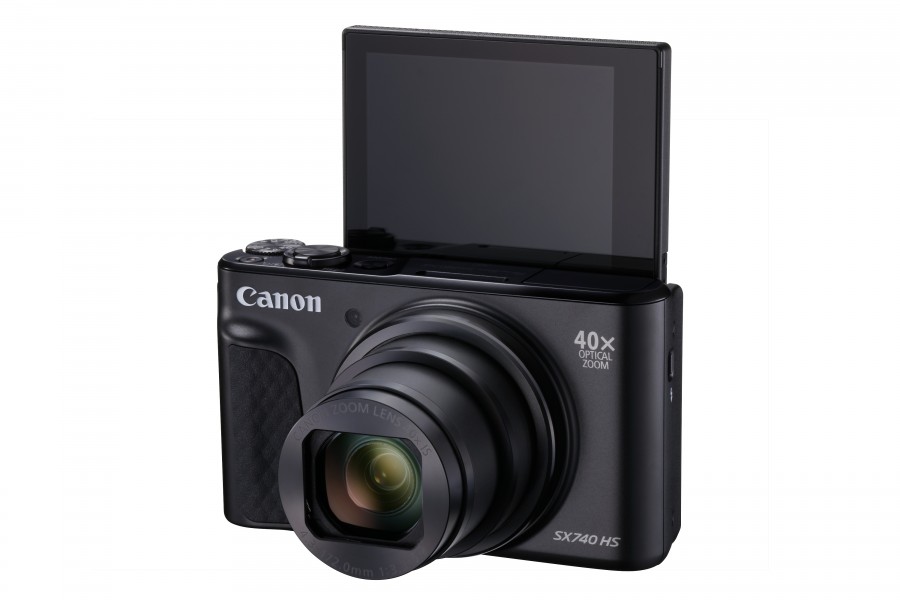 Canon Powershot SX740 with tilted screen