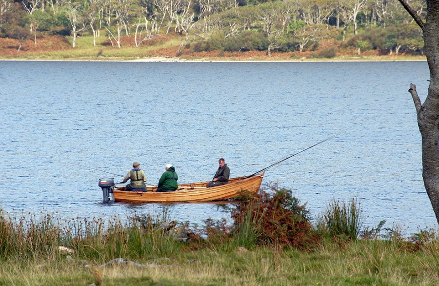 Fishing Loch na Ba