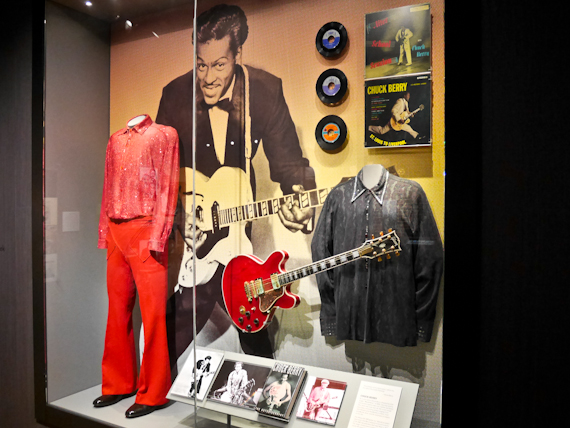 Chuck Berry Exhibit in St Louis Blues Museum