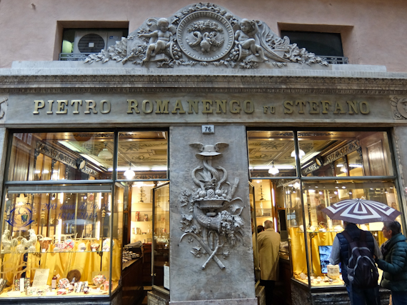 Pietro Romanengo fu Stefano Shopfront