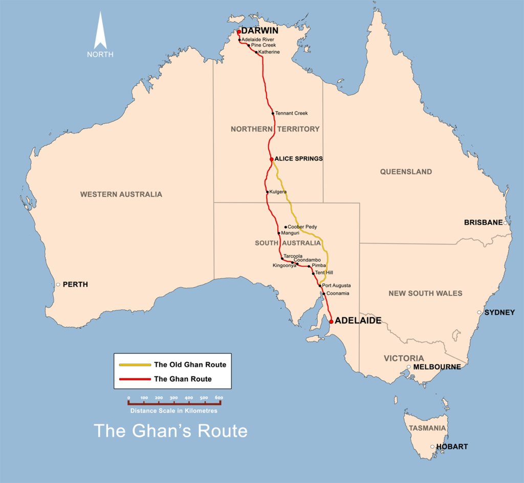 1024px The Ghan route map