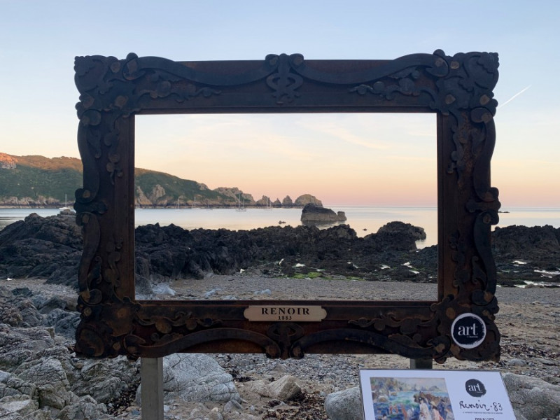 Renoir Walk frame 2 courtesy of Art for Guernsey e1595946253926