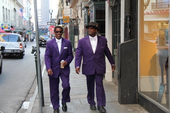 Sharp suits in New Orleans