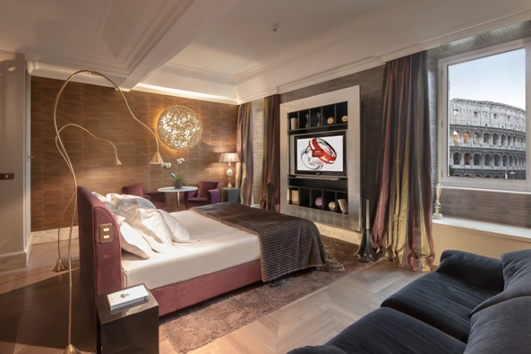 Anthea Gerrie stays at the Palazzo Manfredi, a beautiful boutique hotel in Rome.