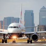 ABritish Airways Business Only Service is Five Years Old this year. ircraft on runway at LCY