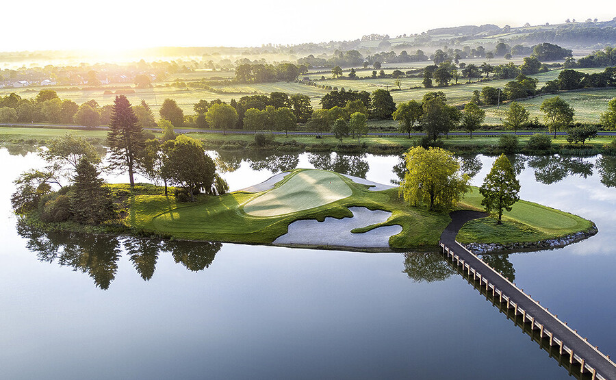 JCB golf course begins construction.