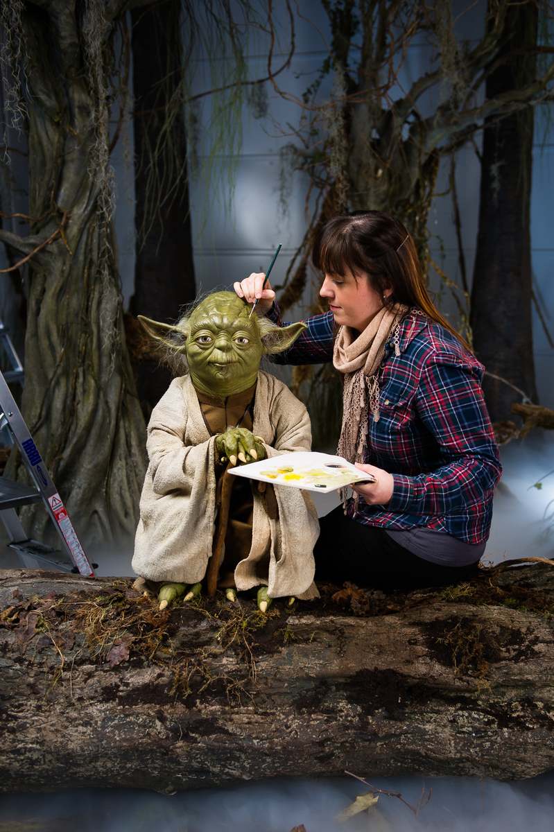 Yoda in his swamp as Madame Tussauds London announce a new multi-million pound Star Wars experience