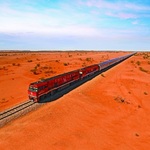 it's official. The Ghan is Australia's longest train following a recent journey down under when this famous locomotive pulled combined carriages measuring over 1 kilometre long.
