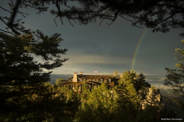 Andy Mossack gets a taste of the high life when he stays at Cloud Camp at the Broadmoor.