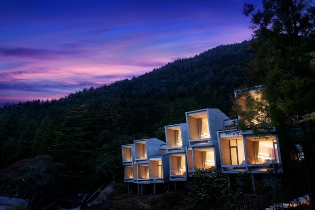 Andy Mossack stays at the Hoshinoya Fuji Hotel Glamping Resort in the foothills of Mount Fuji. HOSHINOYA Fuji