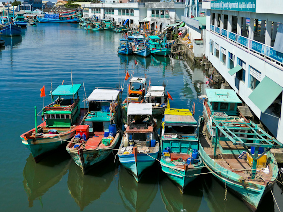 South Vietnam Phu Quoc Fishing Boats