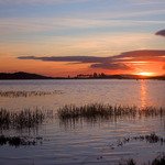 Isle Of Eriska Hotel Hilltop Retreats I5D4932 Eriska sunset from reeds SMALL