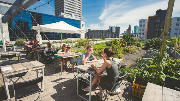 David Gerrie reviews Op Het Dak, Rotterdam's iconic indoor/outdoor fine dining restaurant. OPHETDAK MARKBOLK 14 of 40 1600x900