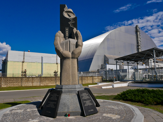 visiting Chernobyl fNumber 4 and monument