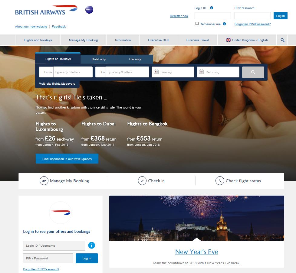 ba travel trade site