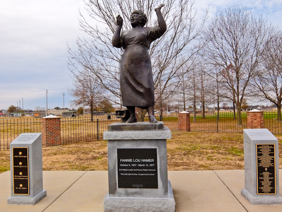 Rupert Parker travels on the trail of civil rights in Tennessee and Mississippi Fannie Lou Hamer Park