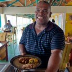 Rupert Parker eats well at the Nevis Mango and Food Festival. Flavorz Restaurant