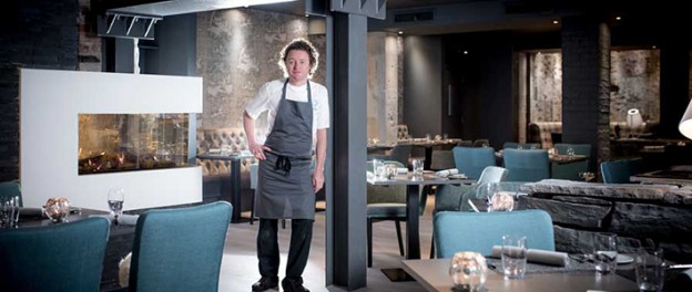 Terry Marsh celebrates a wedding anniversary at The Kitchin in Leith.