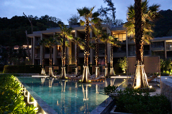 Twinpalms MontAzure Pool at Night