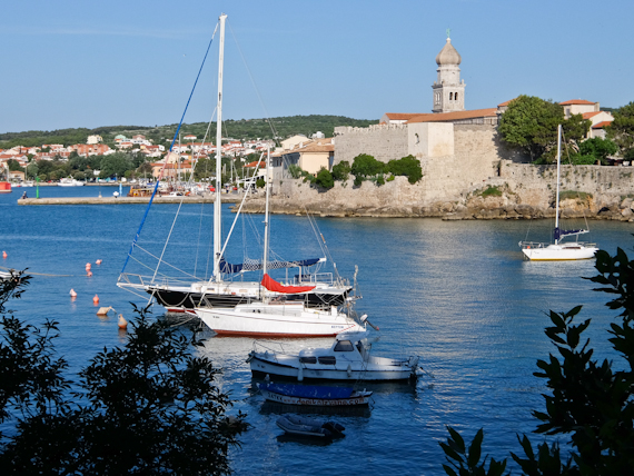 The Gulf of Kvarner Krk Town
