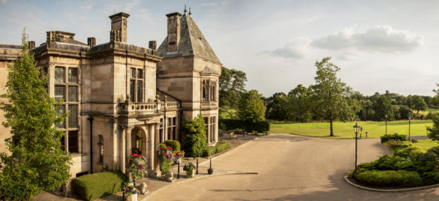 Michael Edwards visits Rookery Hall Hotel and Spa, to sample some Cheshire hospitality. Rookery Exterior Pano