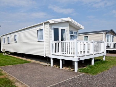 A Caravan on Mersea Island