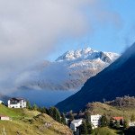 Andermatt and Mist