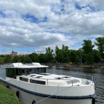 Michael Cranmer enjoys a few days boating on the Thames on his way to the Platinum Jubilee Celebrations at Windsor.