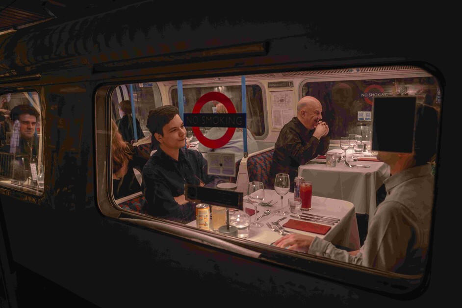 Andy Mossack relishes a tasting menu at the supperclub.tube, dining in an original Victoria Line tube carriage.