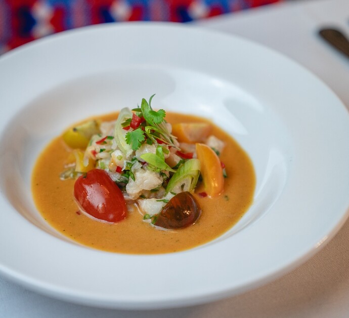 Andy Mossack relishes a tasting menu at the supperclub.tube, dining in an original Victoria Line tube carriage.