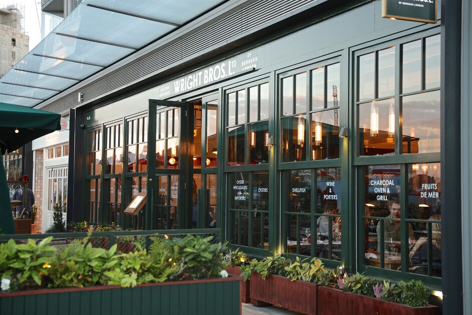 David Gerrie samples the seafood and fish fare at Wright Brothers Restaurant in Battersea Power Station.