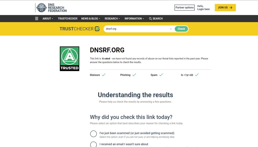 trust checker