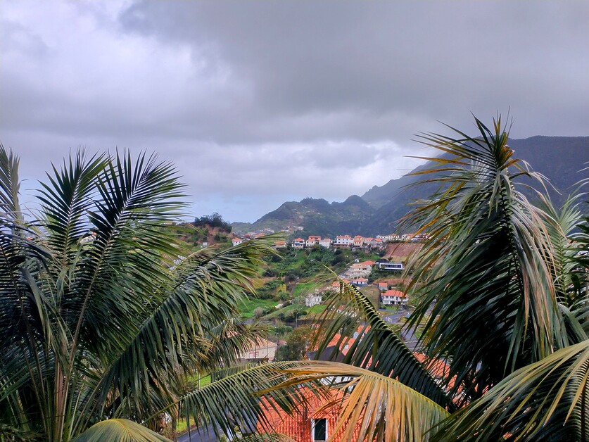 Solange Berchemin joins the fun during Carnival week on Madeira.