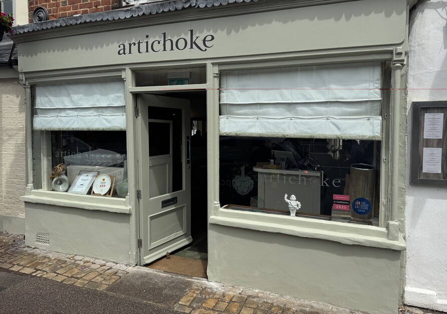 Rob Rees reviews Artichoke Restaurant and Enjoys The Innovative Cooking & Hospitality Of Celebrated Chef Laurie Gear And Team.