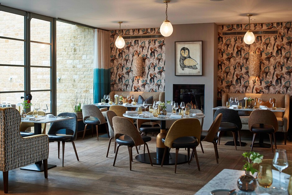 Andy Mossack eats at The Back Garden Restaurant at Dormy House in the village of Broadway in the beautiful Cotswolds.