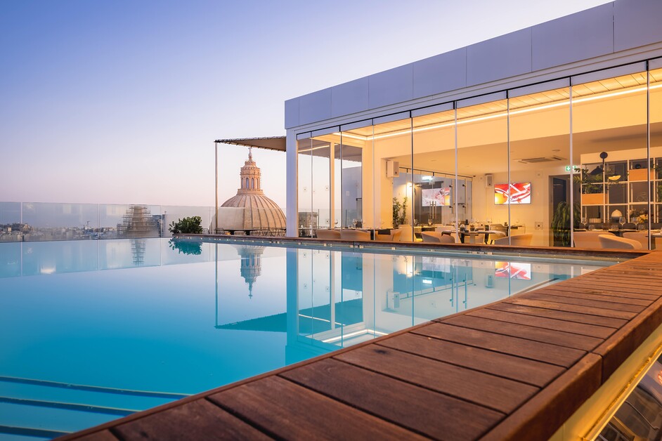 Anna Smith stays at The Embassy Hotel in the centre of Valletta for the Mediterrane Film Festival