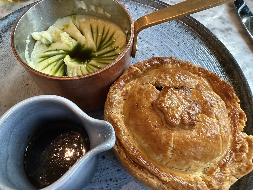 Andy Mossack eats at The Back Garden Restaurant at Dormy House in the village of Broadway in the beautiful Cotswolds.