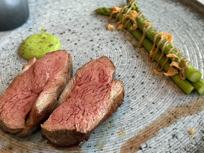 Andy Mossack eats at The Back Garden Restaurant at Dormy House in the village of Broadway in the beautiful Cotswolds.