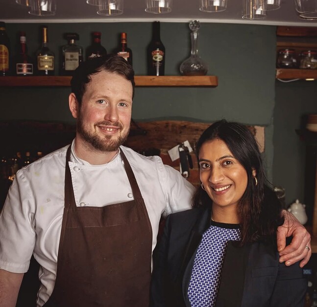 Rob Rees visits The Golden Ball, where husband-and-wife team Ben and Priya Watson have transformed an Oxfordshire inn into a classy gastropub with bold flavours, refined cooking and genuine warmth.