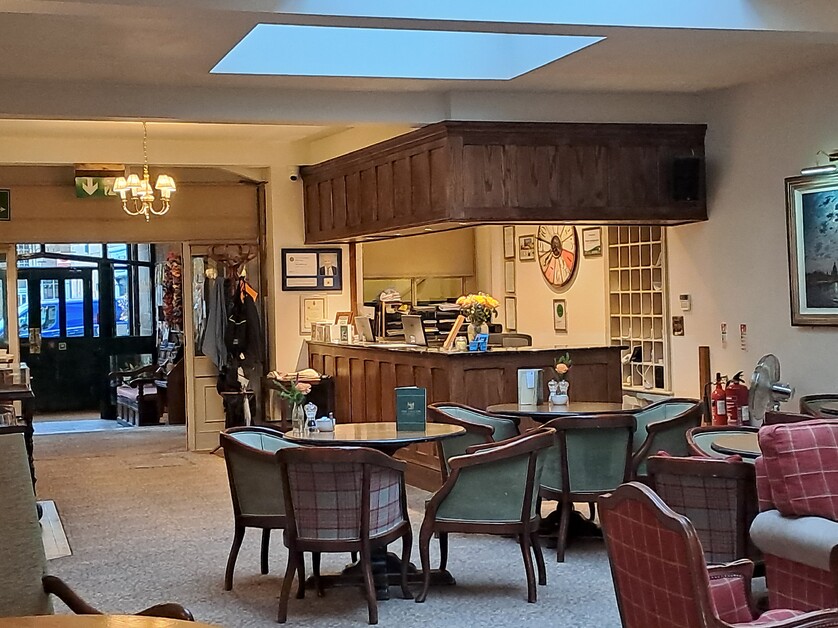 Clare Jenkins Reviews The Falcon Hotel. Miss Marple Meets Colonel Mustard In England’s Smallest County.