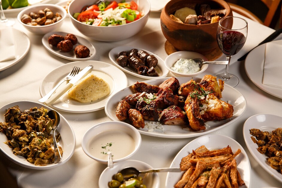Solange Berchemin dives into a traditional mezze at the Hondros Tavern In Paphos