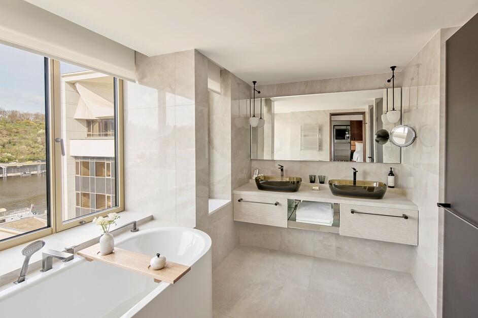 Anthea Gerrie Is First In At The Stunning Fairmont Golden Prague, A Brutalist Gem Transformed Into an Exquisite Five-Star Hotel