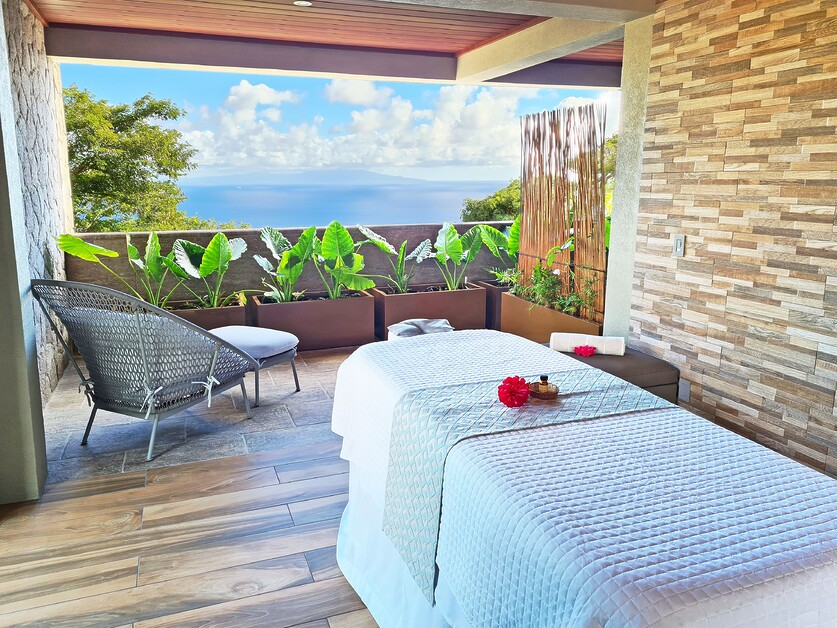 Judith Baker stays at the Coulibri Ridge Eco Resort in Domonica.