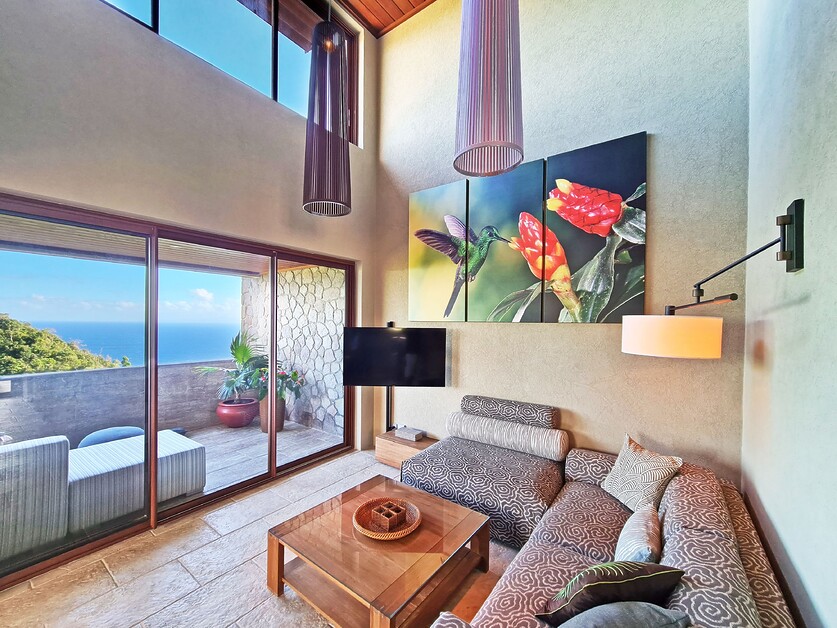 Judith Baker stays at the Coulibri Ridge Eco Resort in Domonica.