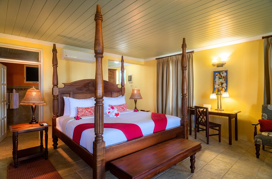Judith Baker stays at Rosalie Bay Eco Resort a charming eco lodge in lush grounds with a focus on wildlife protection