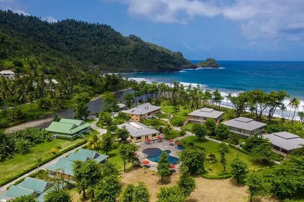 Judith Baker stays at Rosalie Bay Eco Resort a charming eco lodge in lush grounds with a focus on wildlife protection