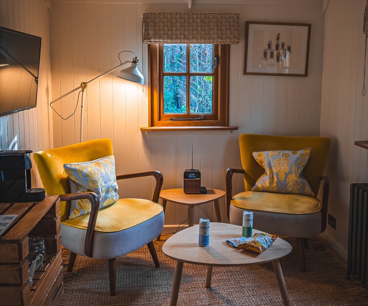 Michael Edwards discovers that Shepherd’s Huts have come a long, long way at The Fish Hotel.
